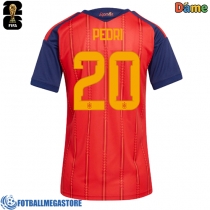 Fotballdrakt Dame Spania Pedri Gonzalez #20 Hjemmedrakt VM 2026 Kortermet